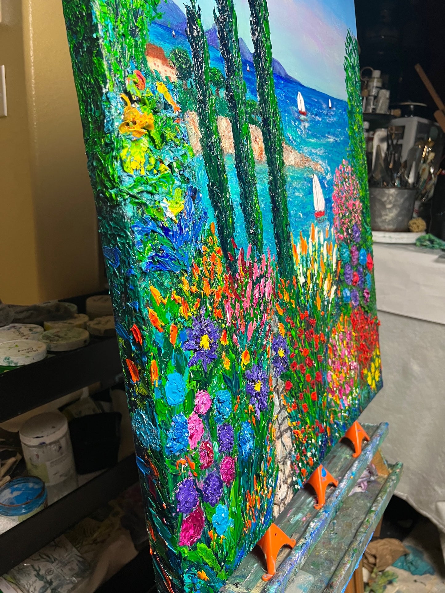 SUMMER IN ITALY (This piece is on loan to a gallery)