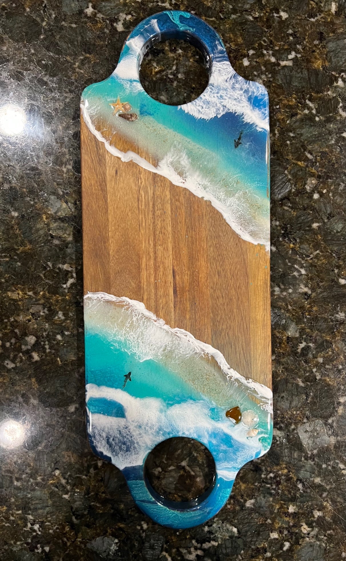 Two Handled Charcuterie Cutting Board
